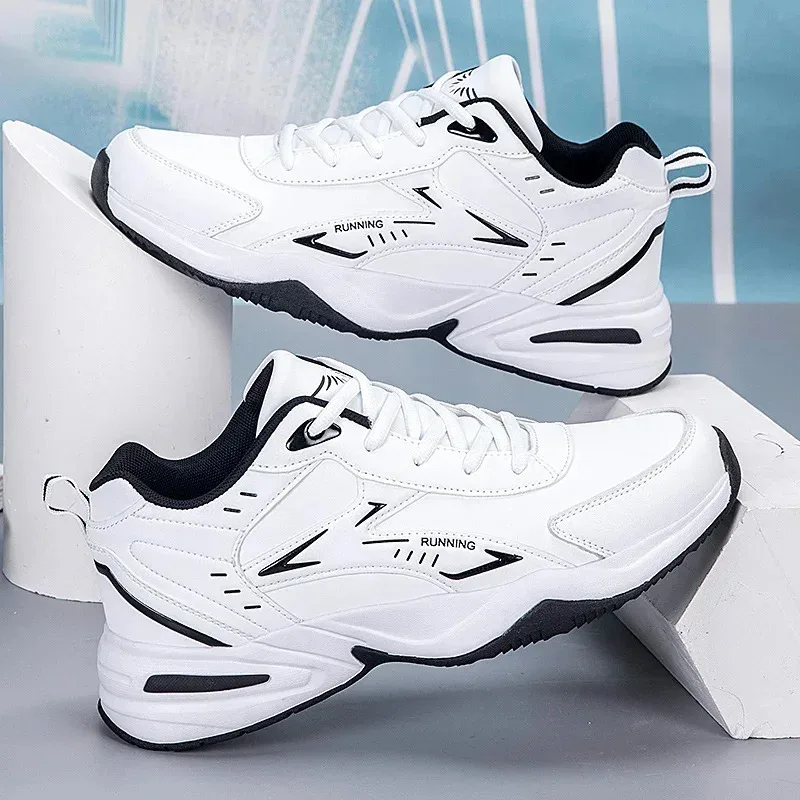 

Thick Sole Versatile Basketball Sneaker For Men 2024 Mesh Lace Up Breathable Casual Sports Shoes