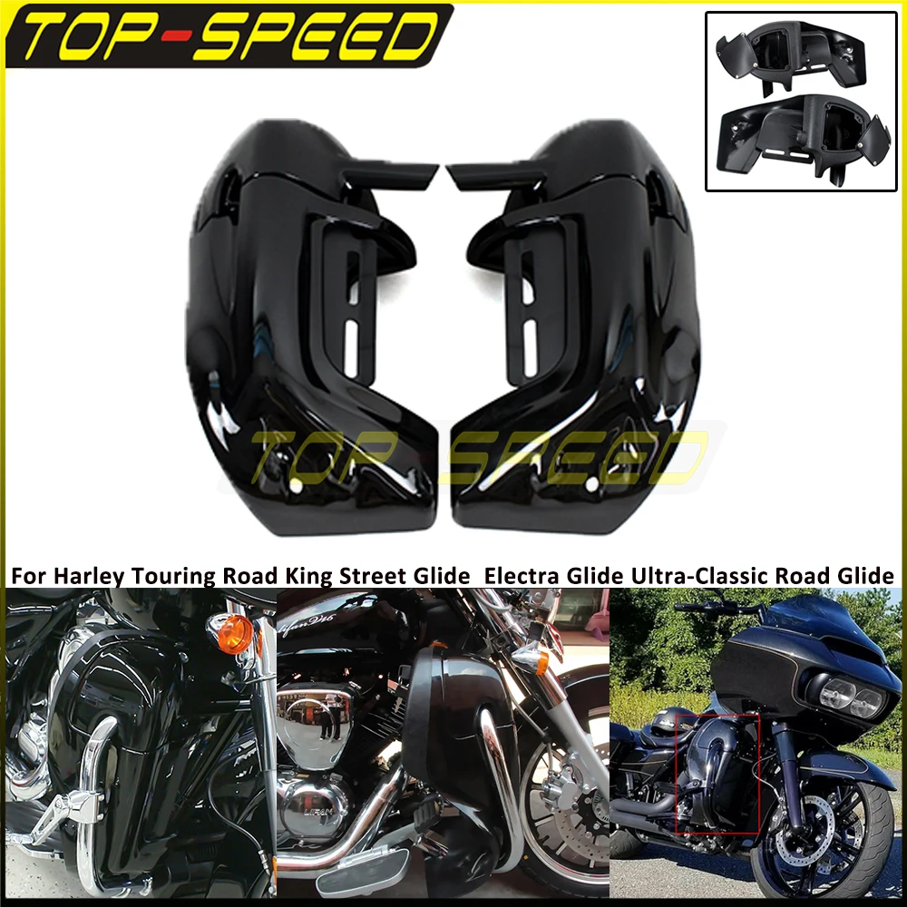 Dla Harley Touring FLHTCU FLHRC electrid slide Road ślizg Ultra Limited boczne motocyklowe pomalowana na nogę dolna owiewka rękawice