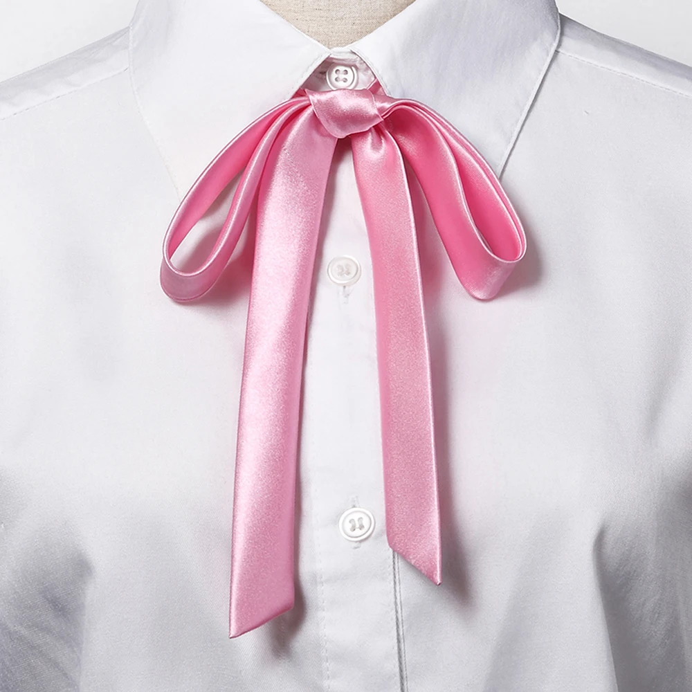 Lithe Elegant Vintage Ribbon School Tassel Cravat Ribbons Knot Bow Tie Satin Bowtie