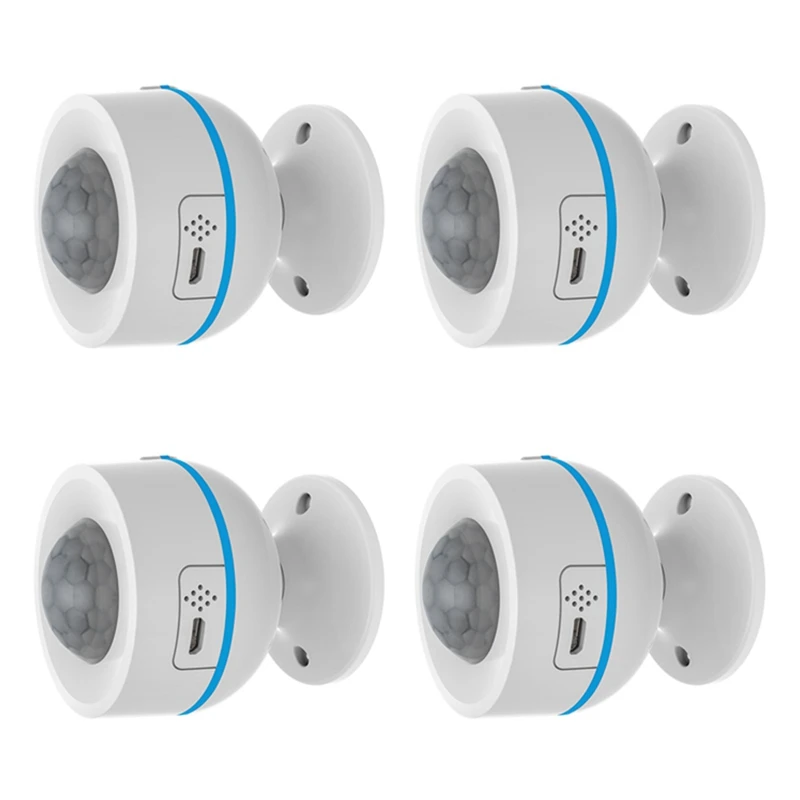 4PCS Z-Wave 700 PIR Motion Detector With Temperature Humidity Light Sensor Home Automation Work With Smartthing Vera