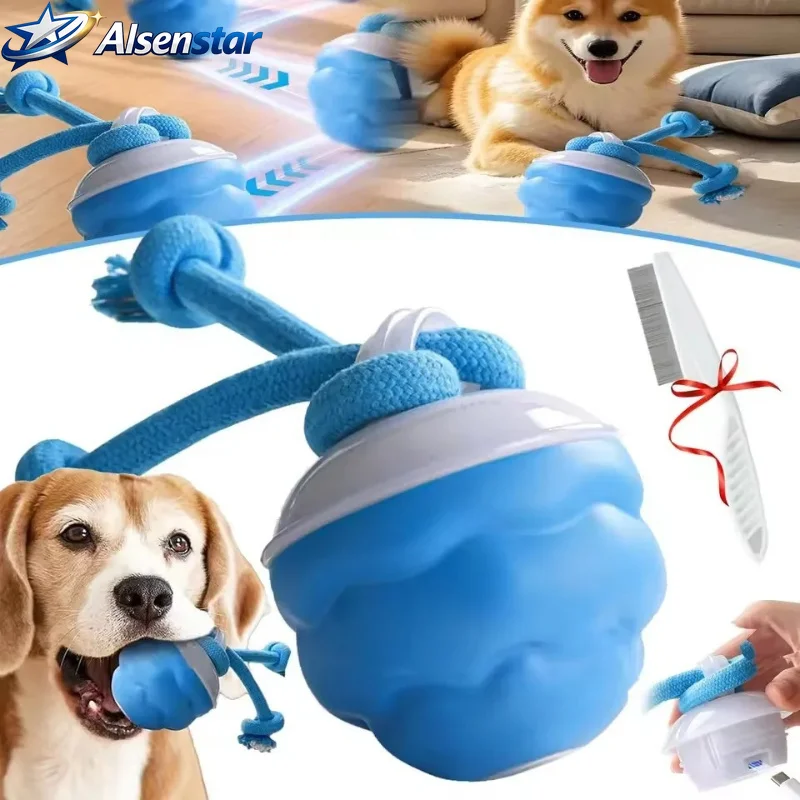 Pet Ball Toy Dog Toy,Interactive Dog Ball,BouncingBall Toy,USB RechargeableInteractive Dog Toy for Home Use with Creative Design
