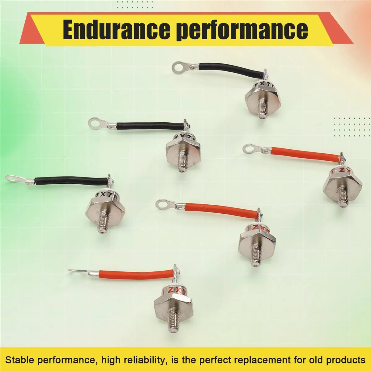 ZX70-12 NEW Brushless Generator Rotary Rectifier Diode 70A-12 Diode 3 Positive & 3 Negative Terminals W/Wire