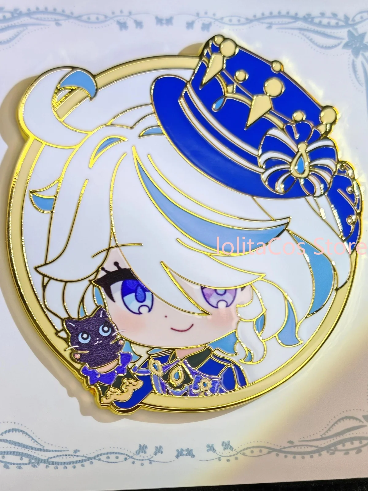 58mm Genshin Impact Furina Kaw - Anime Cosplay Kawaii 리뷰 및 가격