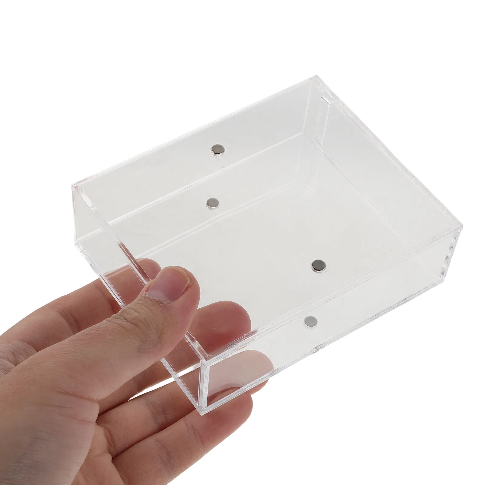 

2Pcs Tape Dispenser Organizer Clear Acrylic Double Sided Adhesive Washi Masking Tape Storage Desktop Dispenser for Office Home