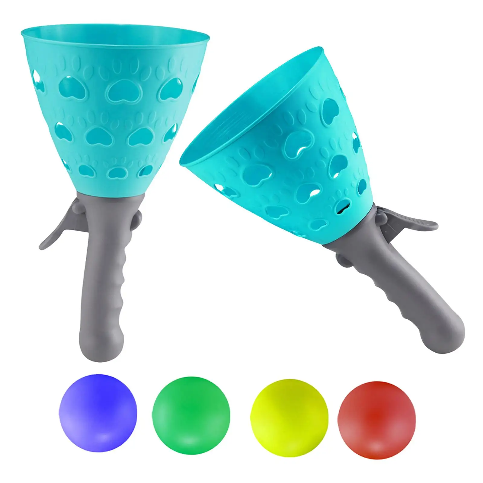 Outdoor Indoor Game Activities Catch Ball Game with Launcher Baskets and Balls for Children 4 6 8 10 12+Year Old Party Favors