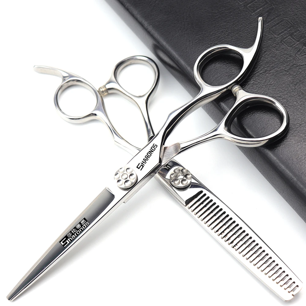 

Hair salon hair clippers, 6-inch flat tooth clippers, thin clippers, hairdresser specific hair clipper set.