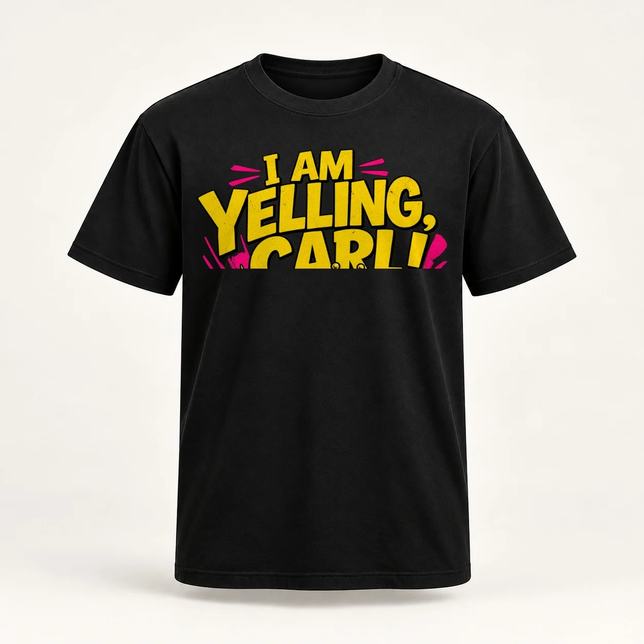 Funny I Am Yelling Carl Donut Cat Meme  Classic T-Shirt man t shirts for men t shirts for man graphic vintage T-Shirt