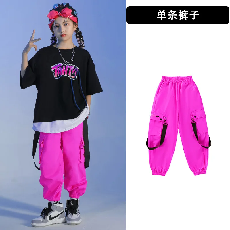 Kids Ballroom Dancing Clothes Hip Hop Costumes Street Dance Wear Jazz for Girls Boys Dancewear Stage Outfit T Shirt Shorts Pants