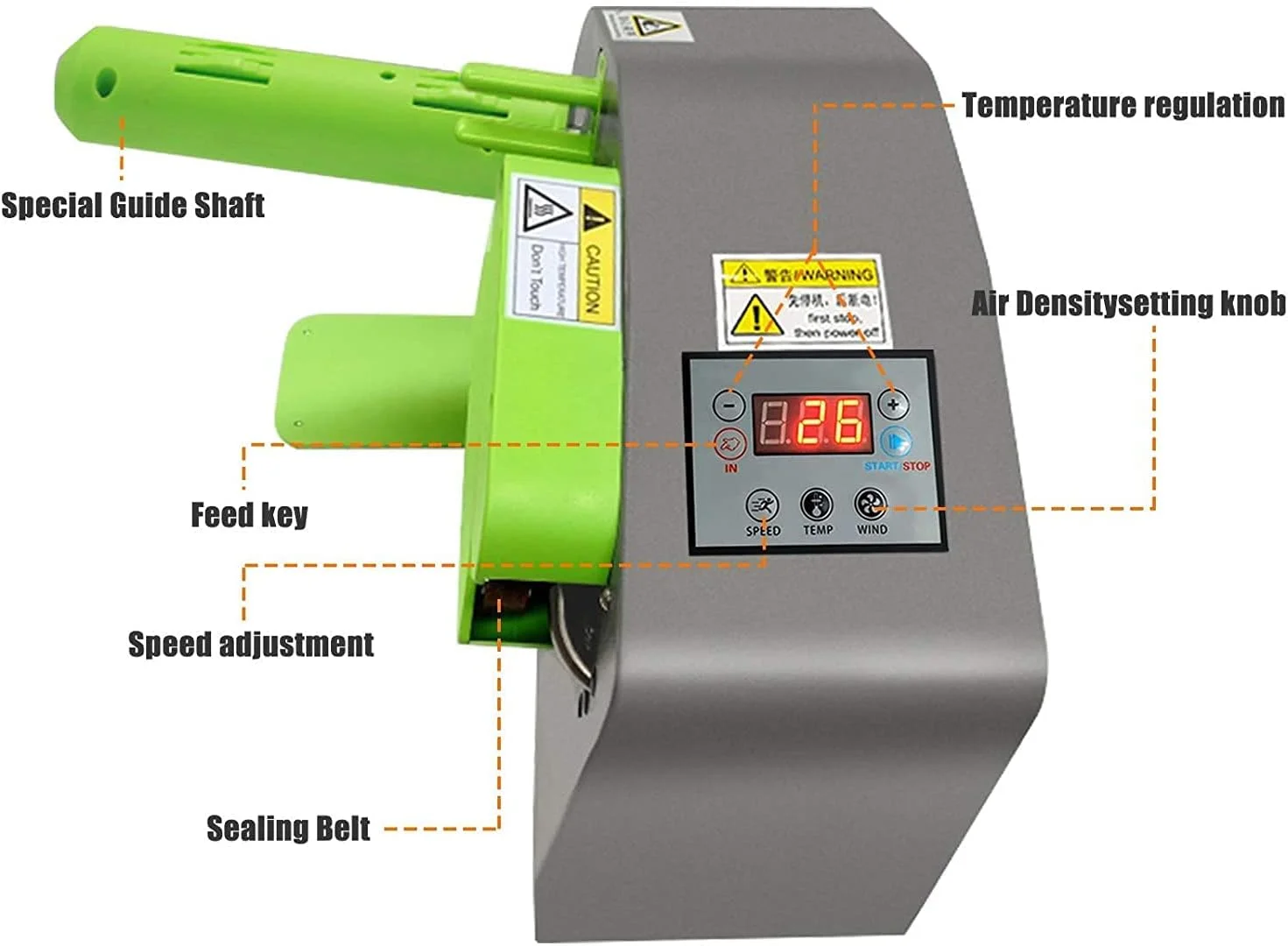 آلة وسادة هوائية آلة وسادة هوائية محمولة آلة تغليف قابلة للنفخ بعرض مختلف