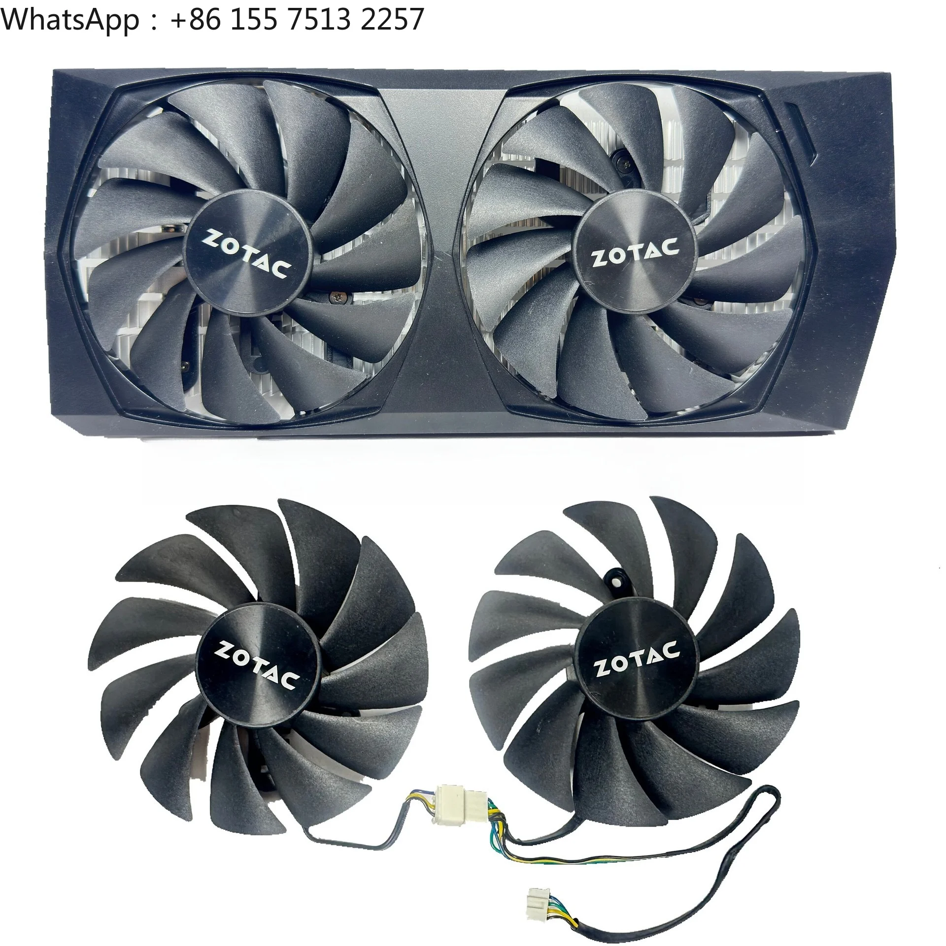 Suitable for Zotye ZOTAC RTX 4060 Destroyer Graphics Card Radiator Fan Mute Not Suitable for 4060TI