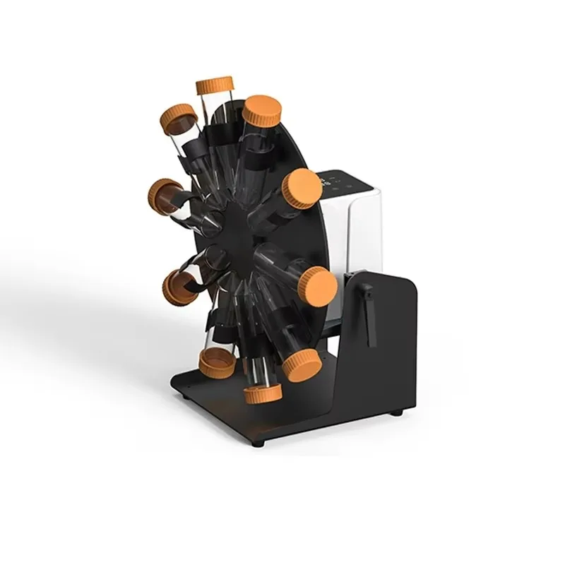 Laboratory Med-ical Economical Digital Display Rotating Machine Bl-ood Test Rotary Disc Shaker Liquid  Tube Rotator Roller Mixer
