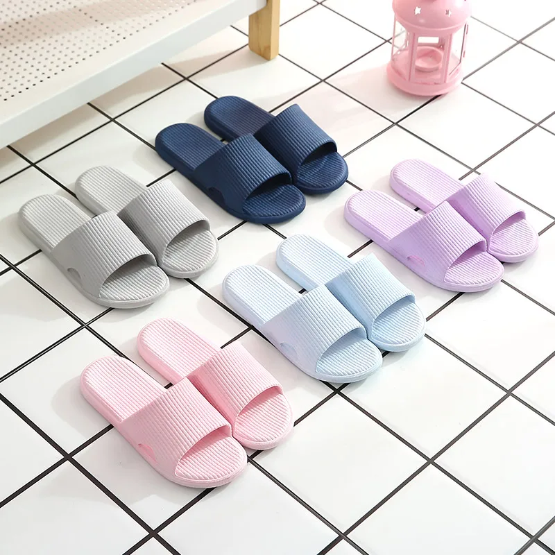 2024 Summer Men's Slippers Women's Indoor and Outdoor Flooring Household Bathroom Bathroom Non slip Slippers