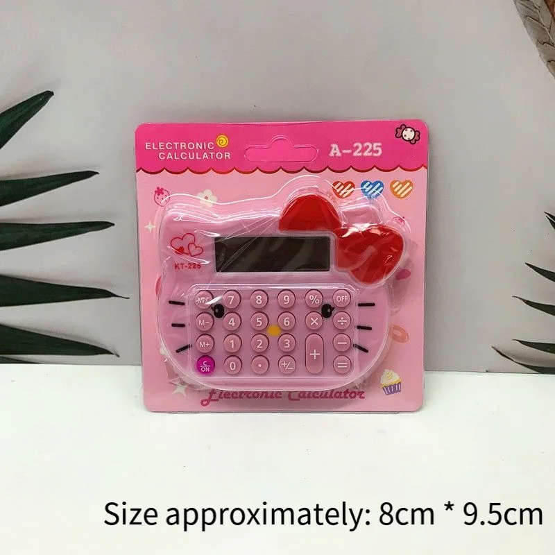 Sanrio Kuromi Nettes Mädchen Herz Präzisionsrechner Kleiner tragbarer Cartoon Student Mathematikrechner Kinder Geburtstagsgeschenk