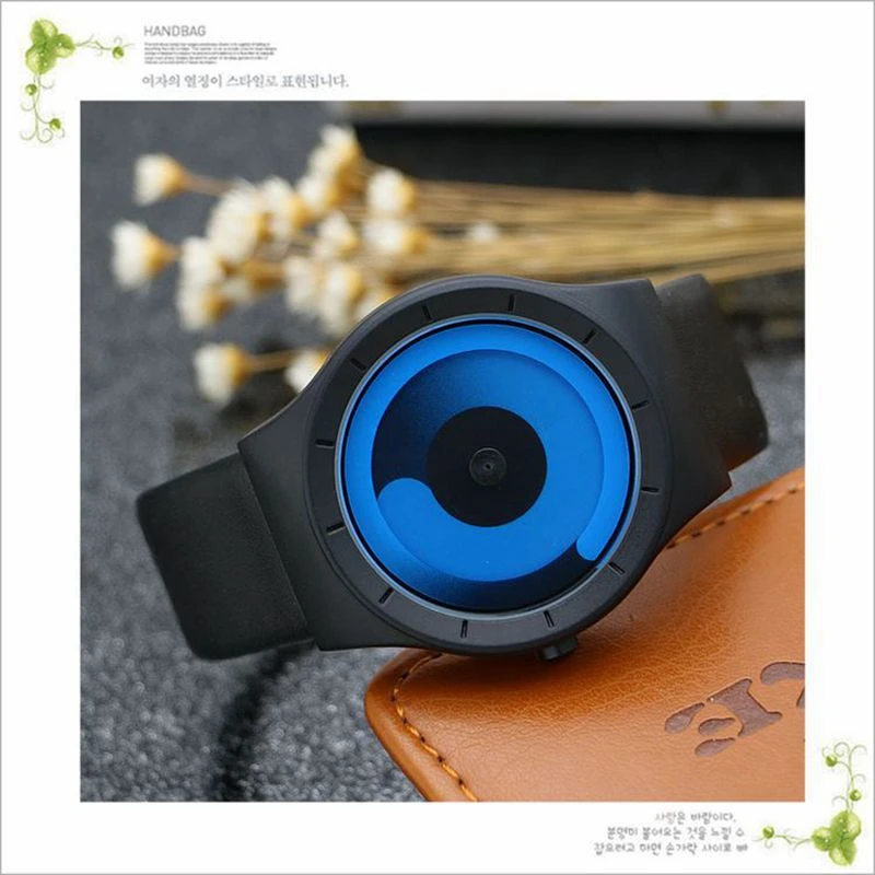 2022 Genuine Leather waterproof future new concept watch tide men tide women fashion table wild belt quartz watch gift