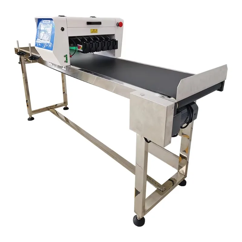 New Six Heads Egg Inkjet Printer Machine Custom Date Stamp and Logo Printing High Resolution Automatic Egg Coding System