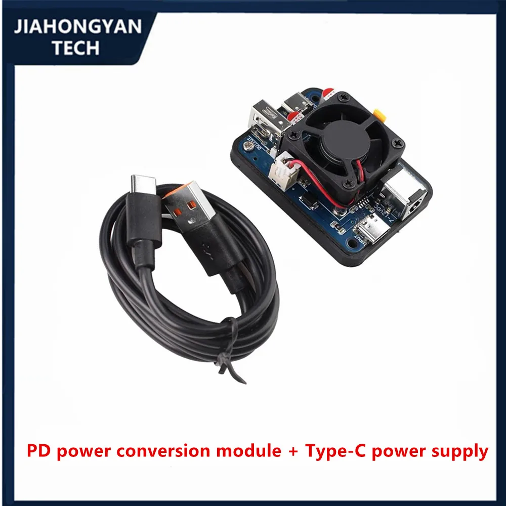 For Raspberry PI 5 5V5A PD power conversion expansion board DC DC power supply 12V to 5V reduced-voltage power supply module