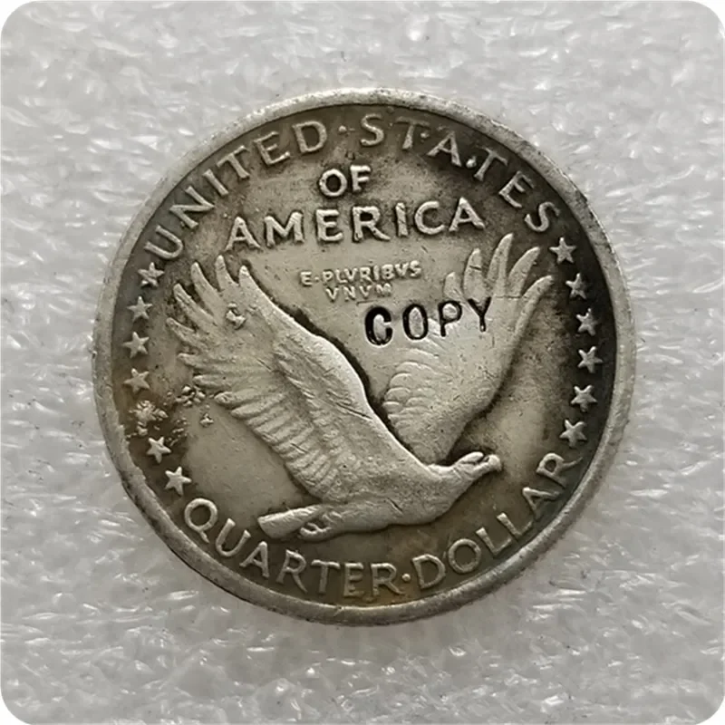 USA 1916-P Standing Liberty Quarter COIN COPY commemorative coins-replica coins medal coins collectiblesChallenge Pocket Coins C