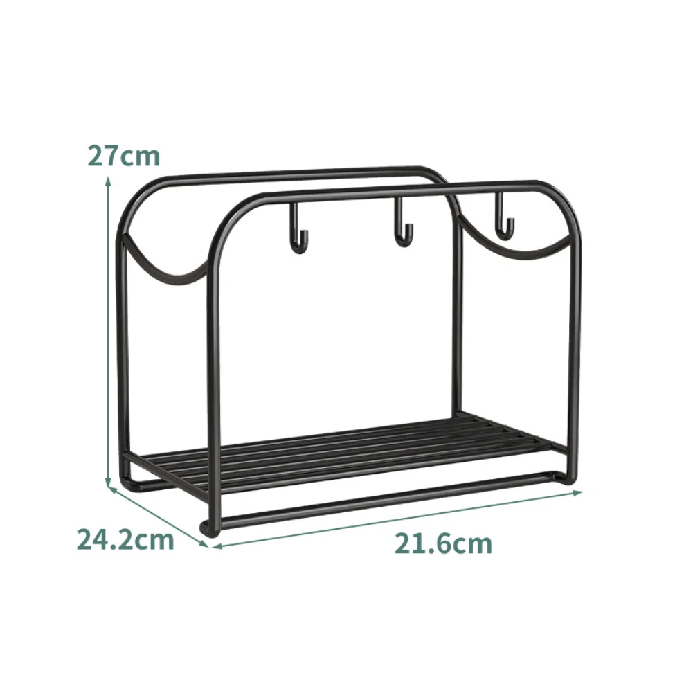Bathroom Small Bathroom Black ,White Bath Storage Stand Compact Bathroom Storage Stand Iron Rack Suitable For Humid Environments