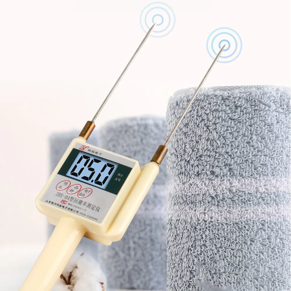 Cotton Yarn Textile Fibre Moisture Meter, Cloth Leather Regain Tester