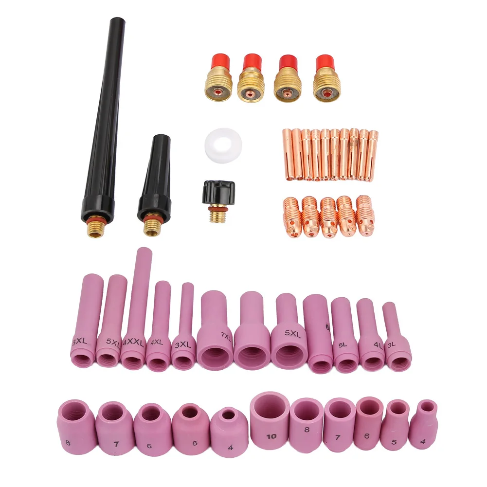

Welding Torch Parts TIG Consumables Welding Torch Nozzle /set WP-9/20/25 Series TIG Welding Torch Consumables Accessories
