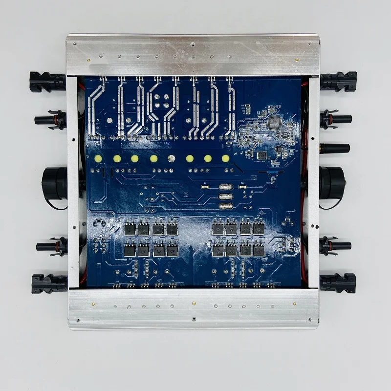 Waterproof IP65 Solar Grid Tie Micro Inverter 1200Watts With WiFi Mobile App Monitoring Version For Home Energy System