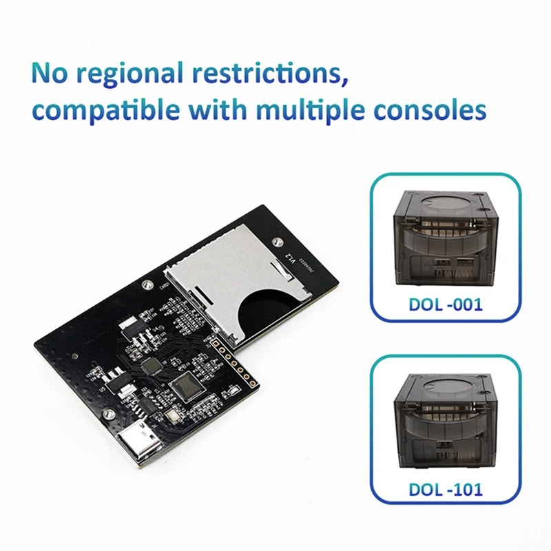 New For CUBEODE V1.2 Optical Drive Emulator+3D Printer Mount Kits For NGC Optical Drive Emulator For NGC Gamecube Console