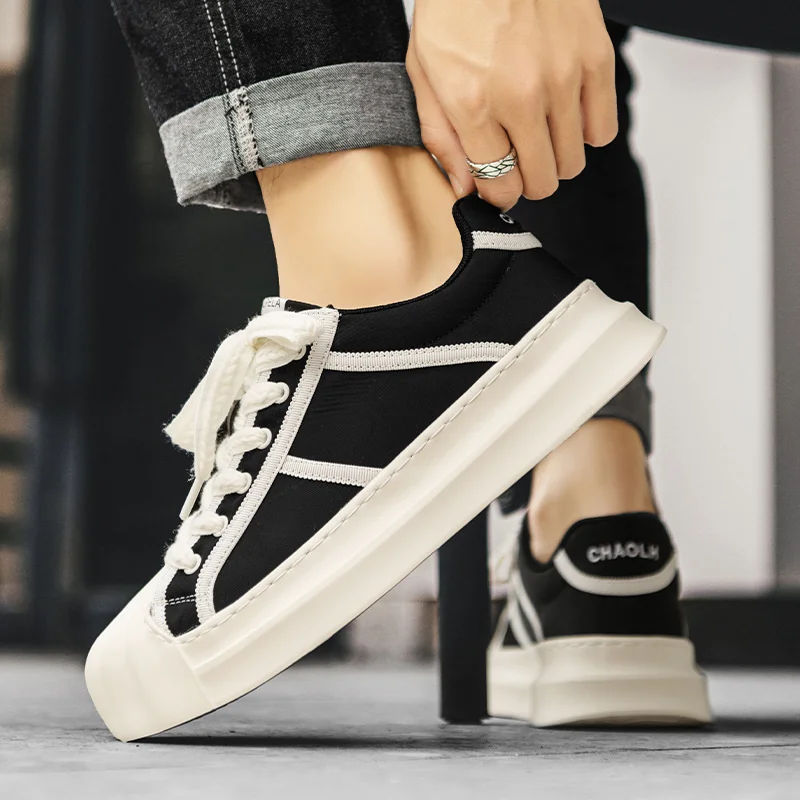 أحذية رياضية كاجوال للرجال قابلة للتنفس، أحذية سباق فاخرة للمدرب، أحذية بدون كعب أنيقة للرجال