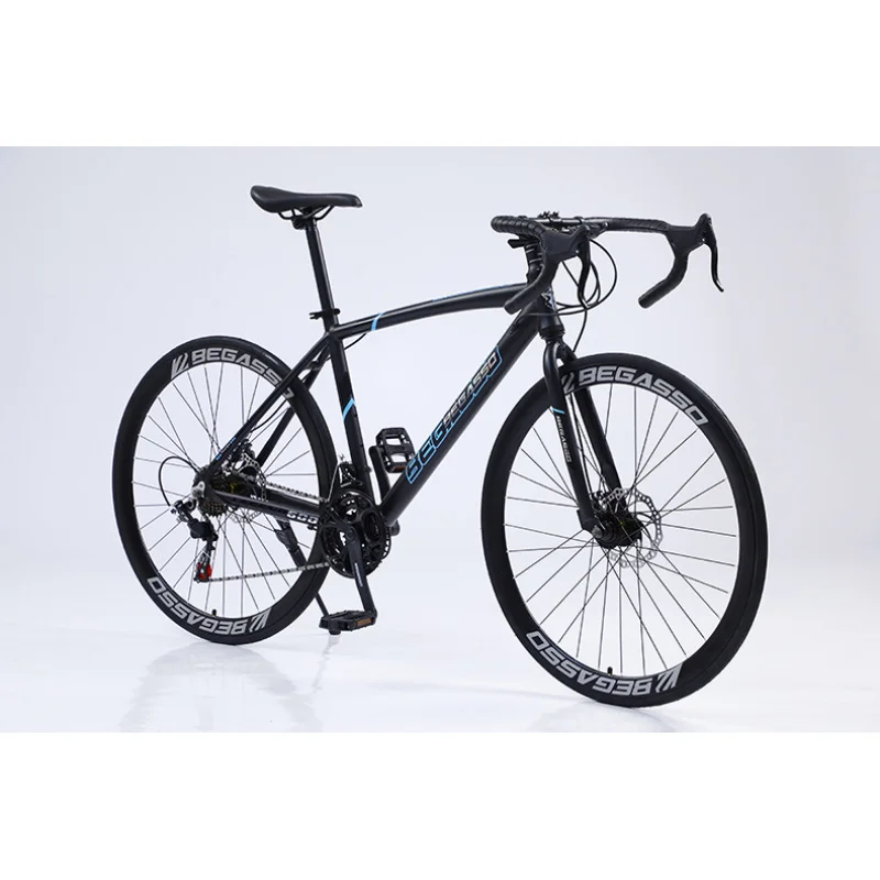 

Cross-border Wholesale Lightweight Aluminum Alloy Drop Bar Racing Road Bike: Men's Variable Speed Student Bike