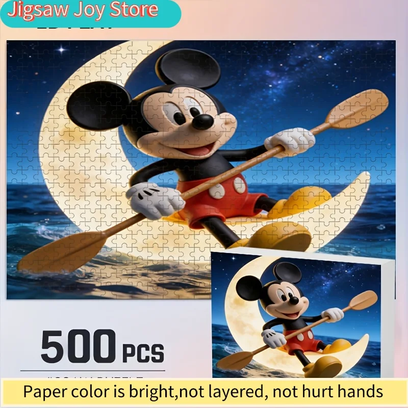 

Disney Stitch and Mickey Home Decor Print | Jigsaw Puzzle, Ideal for Adult Puzzle Challenge, Perfect Christmas and Holiday Gi