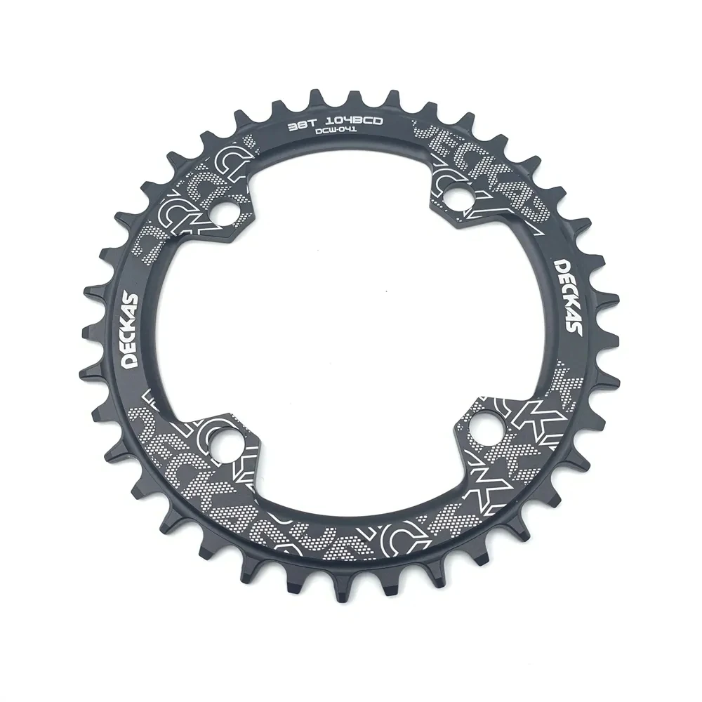 Deckas MTB Road Bike Accessories 104BCD 104 BCD Positive and Negative Teeth Crankset 32T 34T 36T 38T Crank Set Parts Crown