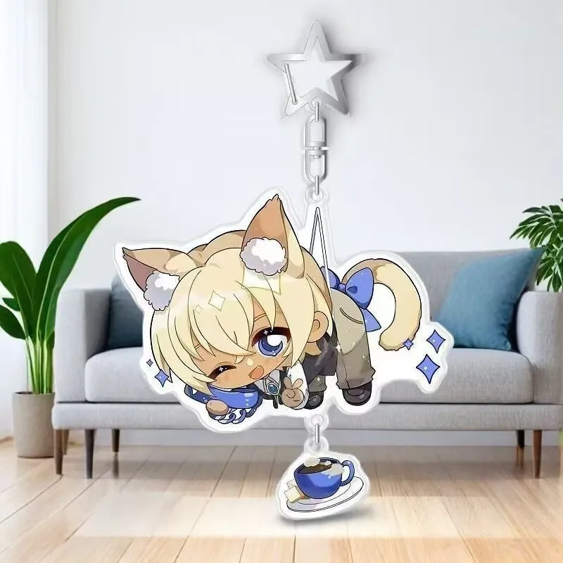 『名探偵コナン』アニメ吊り下げシリーズ 誕生日プレゼント キーホルダー アクリル「怪盗キッド・江戸アムロ」 吊り下げペンダント