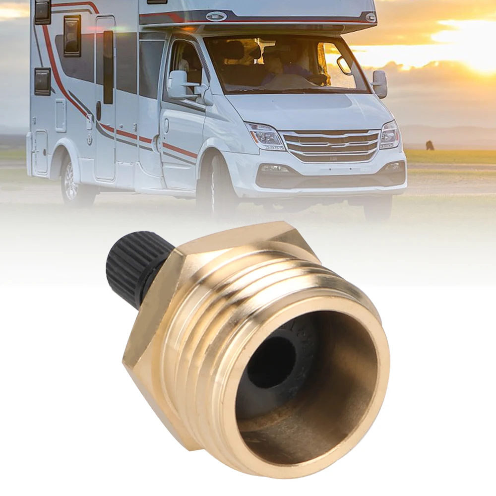 Motorhomes Brass Quick Connect RV Blow Out Plug for Campers and Travel Trailers Helps Clear The Water Lines in RV