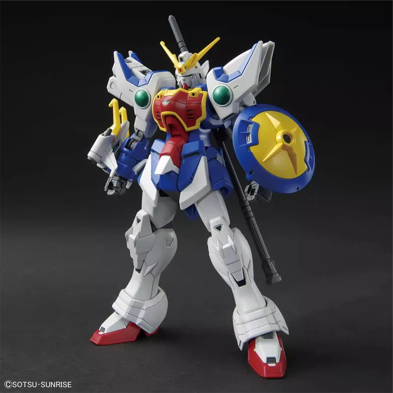 バンダイ-ガンプラモデルキット,男の子用,アニメのアクションフィギュアの組み立てと組み立て,収集可能なギフト,神龍ガンダムウィング,1: 144