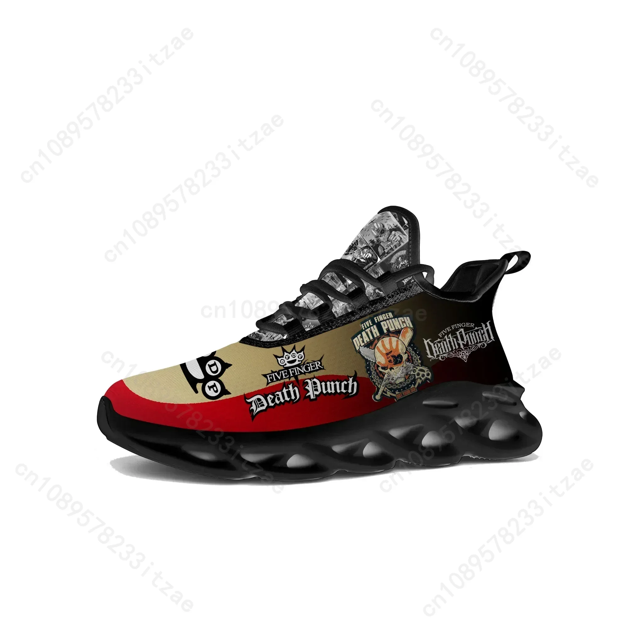 Five Finger Death Punch Flats Sneakers Mens Womens Custom Made Sports Running Shoes High Quality Sneaker Rock Band Shoe