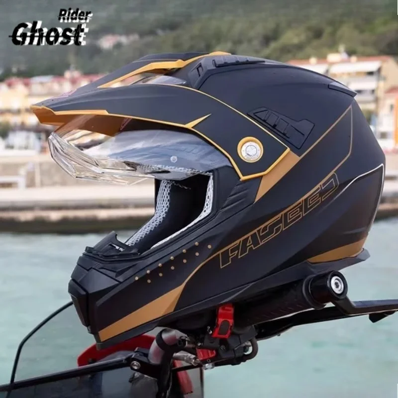 Original FASEED FS-606 Pull Motorcycle Helmet Unisex Full Face Helmet Riding Helmet ECE DOT Approved