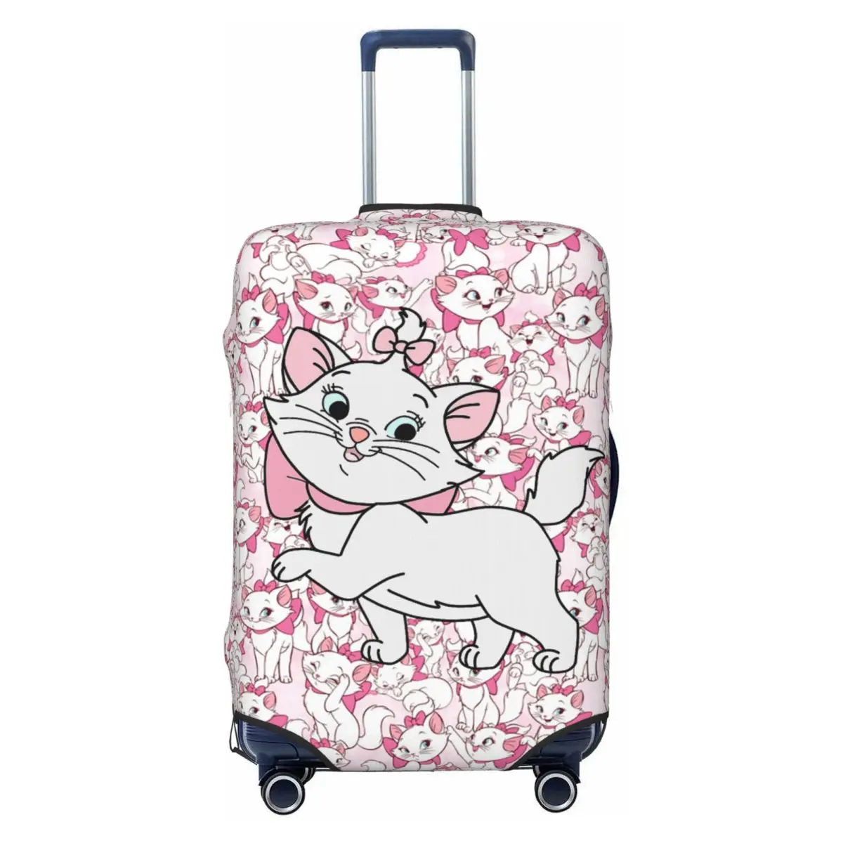 

Custom The Aristocats Marie Cat Luggage Cover Protector Cute Cartoon Travel Suitcase Protective Cover for 18-32 Inch