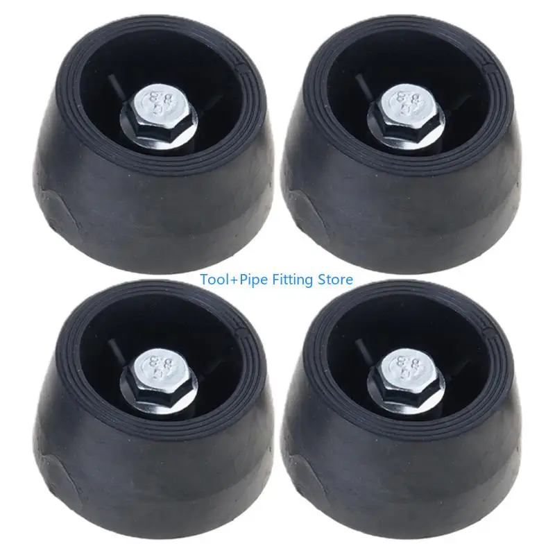 F92B Industrial Air Compressor Pumps Anti Vibration Rubber Base Pad Complete Mounting Hardware