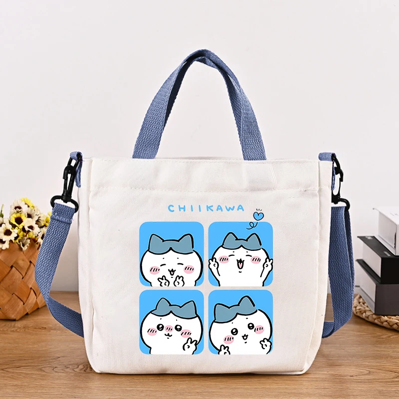 Chiikawaes Umhängetasche mit Anime-Charakter-Aufdruck, Kawaii Tragbare Große Kapazität Schreibwaren-Aufbewahrungstasche, Geschenke im Trend – Detail 1