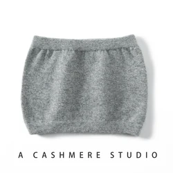 SZDYQH Winter Women 100% Cashmere Elastic Knit Cummerbunds Waist Back Support Fitness Female New Warm ColdProof Slimming Shaper