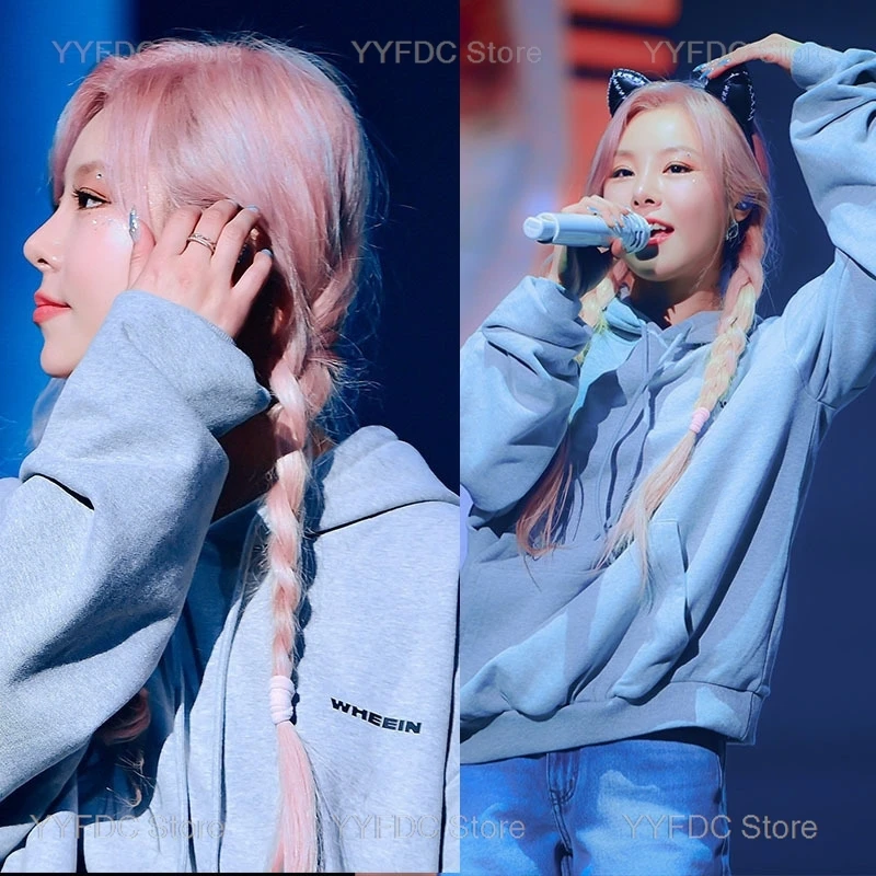 MAMAMOO Whee In Same Hoodies Concert Whee In The Mood Fashion Letter Printed Long Sleeve Sweatshirt Men Women Kpop Autumn Hoodie