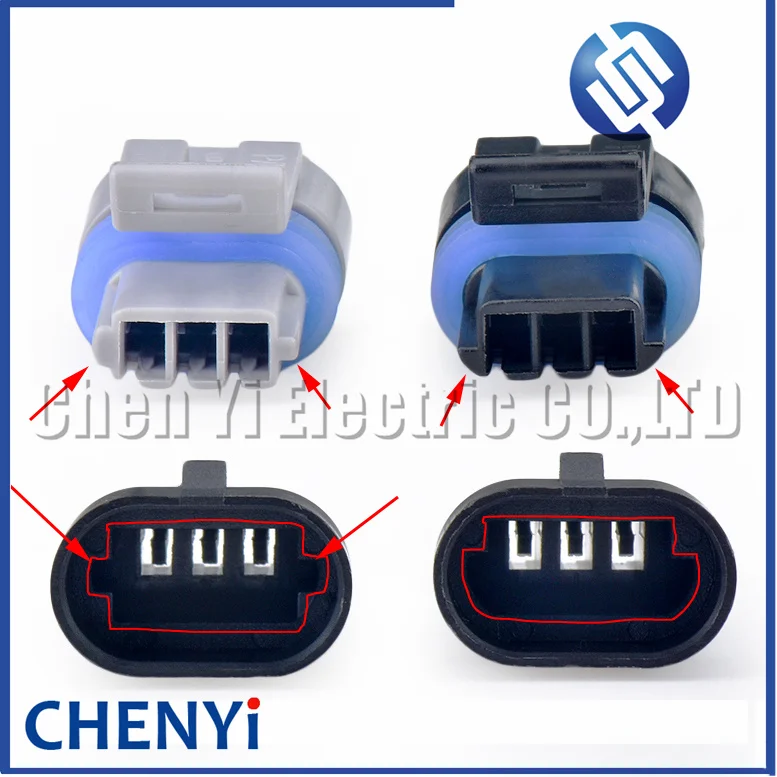 3 pin Auto intake pressure camshaft position sensor connector ignition coil harness plug 12162182 12162185 12162280 12162197