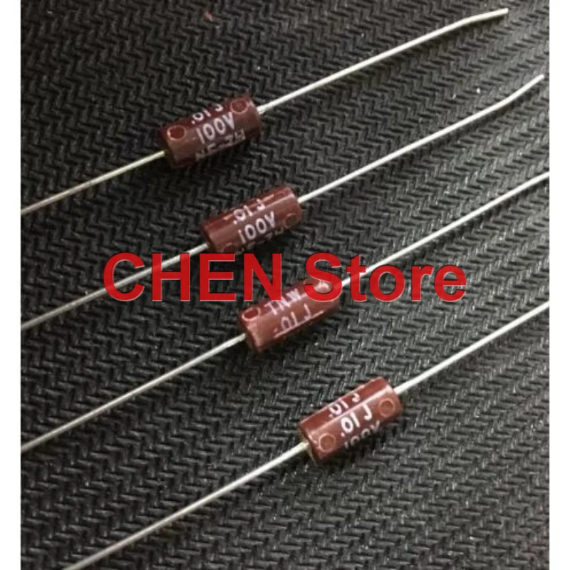 

20PCS/lot original US TRW 0.01UF 100V 5% 5X10MM 103 10NF Audio Tin foil film axial capacitor 0.01uF/100V free shipping