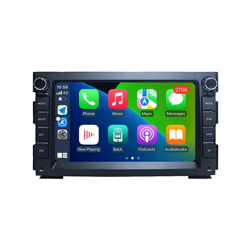 Intelligentes Android-Betriebssystem für Kia Ceed ED Venga 2007-2016 Autoradio Multimedia-Touchdisplay Kabelloses CarPlay GPS-Navigation WLAN