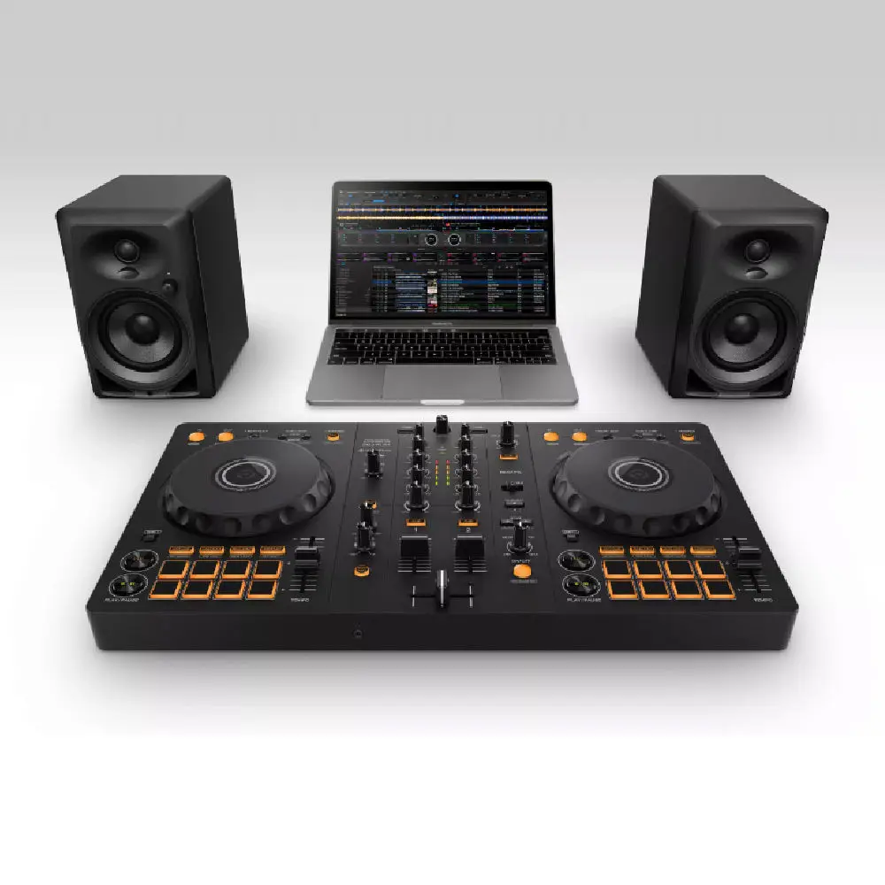 Mixer Audio Profesional DJ DDJ-FLX4 2 Kanal, Kontroler DJ untuk Kontrol DJ, Peralatan Sistem Suara, Speaker & Amplifier