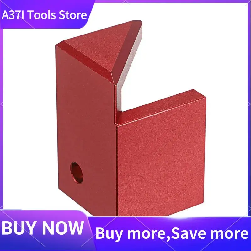 

Center Finder Tool Sturdy Aluminum Alloy 45 Degree Angle Marker For Square Or Round Wood Pen Center Finder, Red-[A37I]