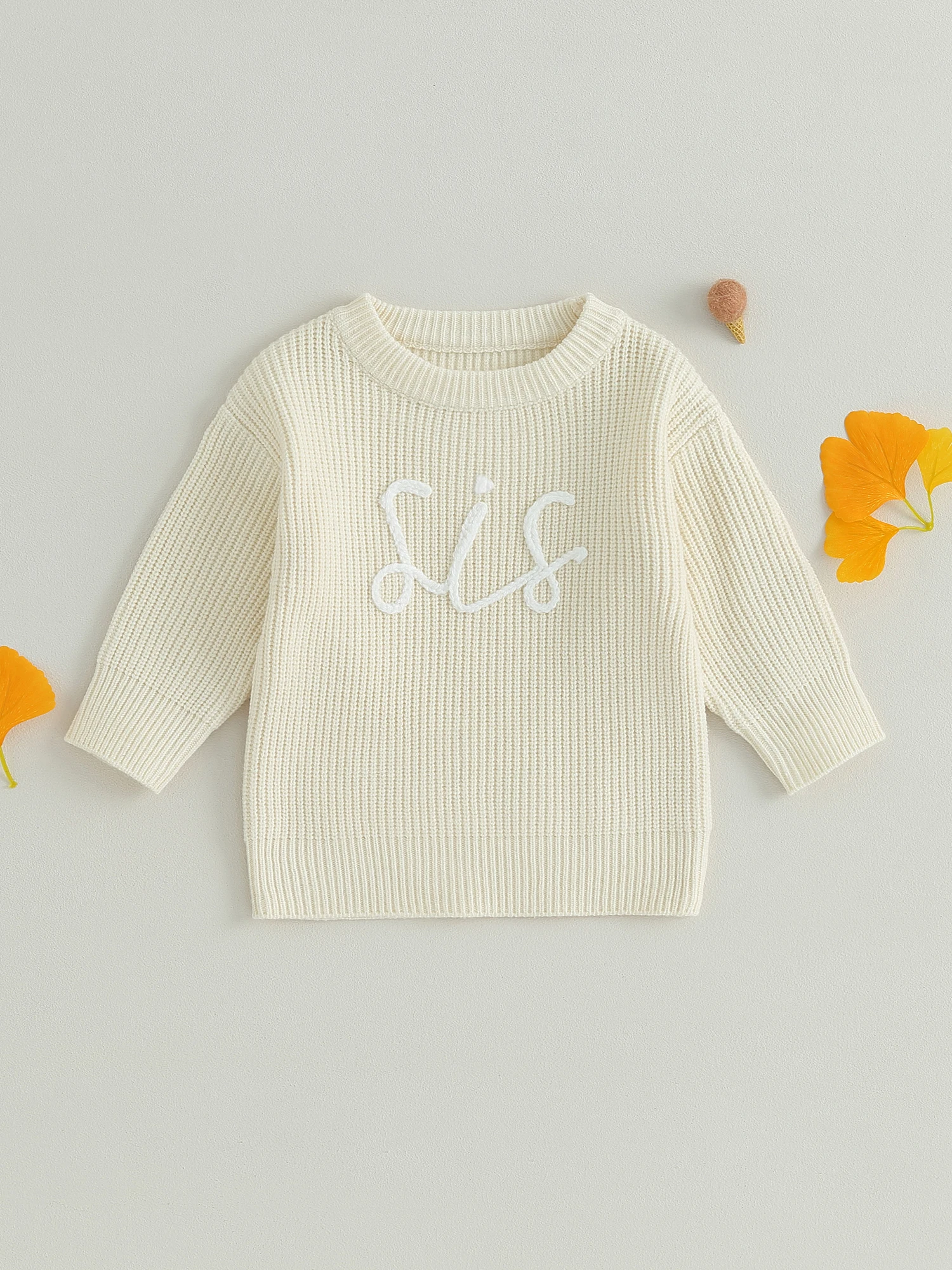 

Cute Infant Winter Knitted Sweater Pullover with Adorable Animal Embroidery Warm Sweatshirt for Fall and Winter Season