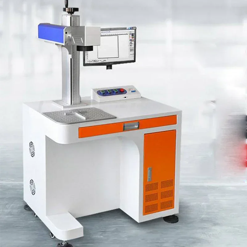 New Electric Laser Engraving Machine Optical Fiber Laser Marking Machine Stainless Steel UV Fully Automatic Laser Marking Metal