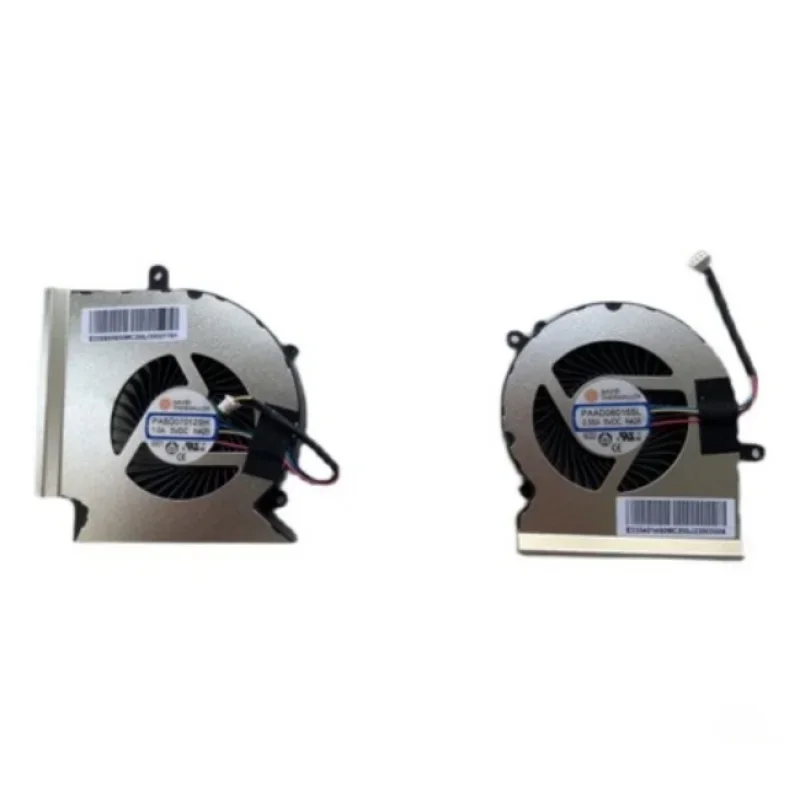 New CPU GPU Cooling fan for MSI GL65 GE65 GP65 WE65 PABD07012SH 1.0A 5VDC N425 PAAD06015SL 0.55A 5VDCs