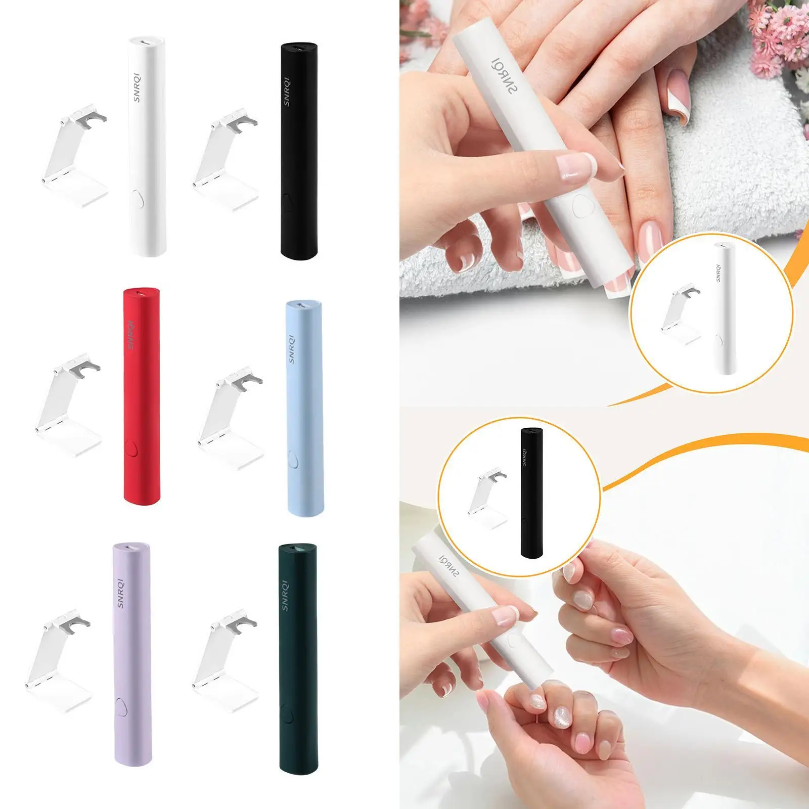Licht voor nagels Draadloze mini-nageldroger voor nagelsalon Home DIY-manicure
