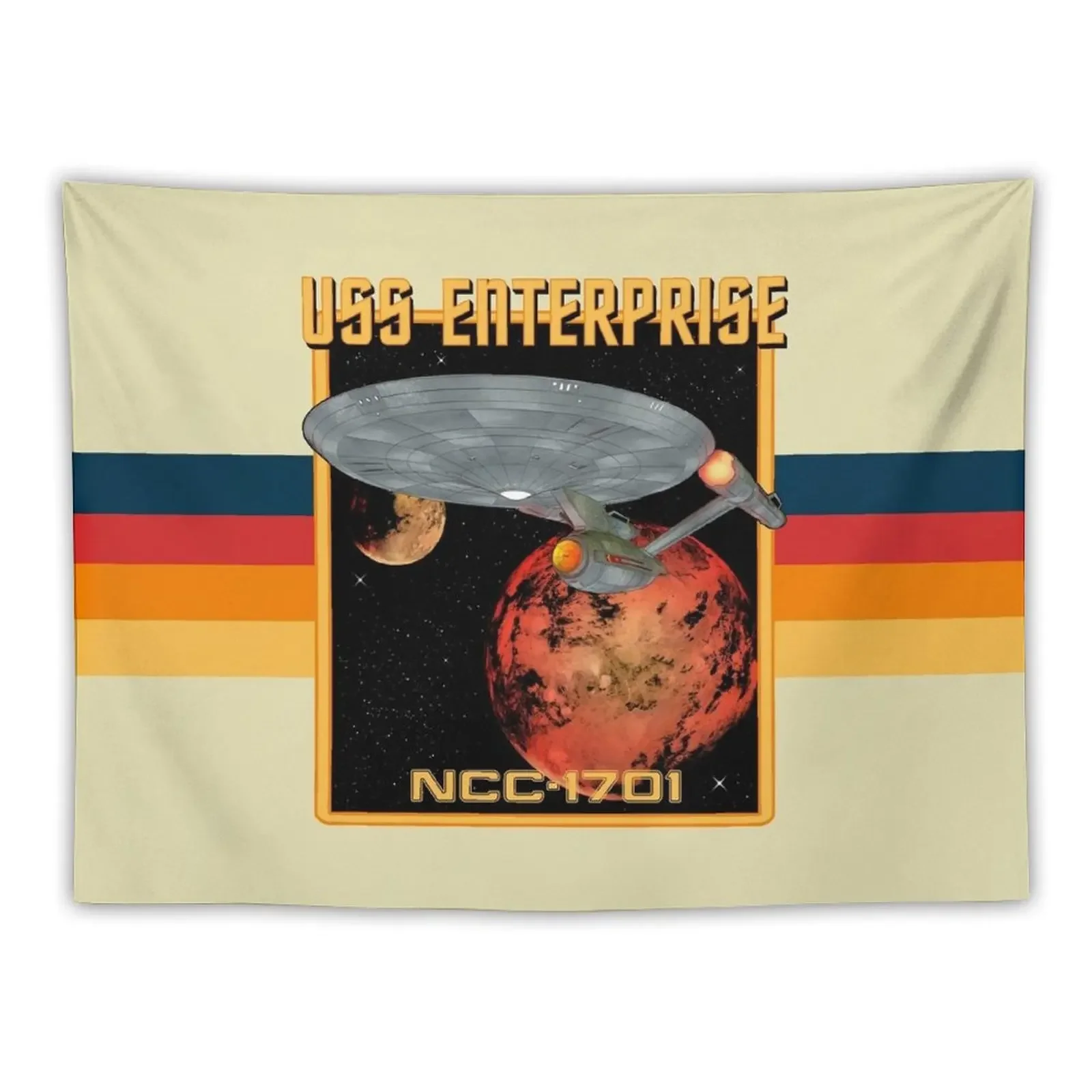 USS Enterprise NCC-1701 Tapestry Home Decorations Cute Room Decor Decoration Bedroom Christmas Decoration Tapestry